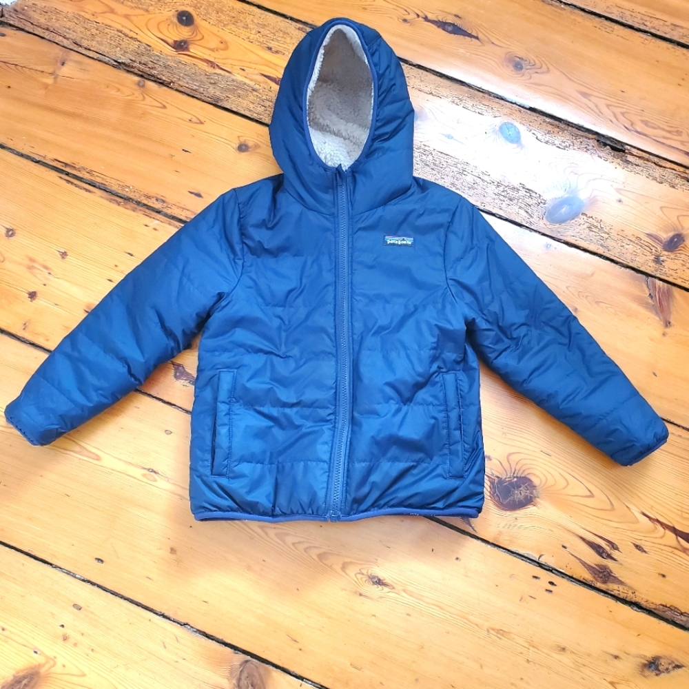 Patagonia Kids Blue Puffer Jacket